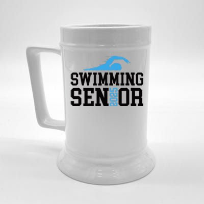 Class Of 2025 Swimming Senior Night Beer Stein