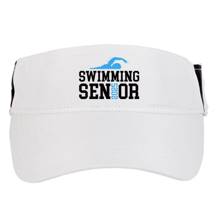 Class Of 2025 Swimming Senior Night Adult Drive Performance Visor