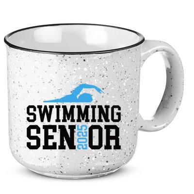 Class Of 2025 Swimming Senior Night 15oz Campfire Ceramic Mug
