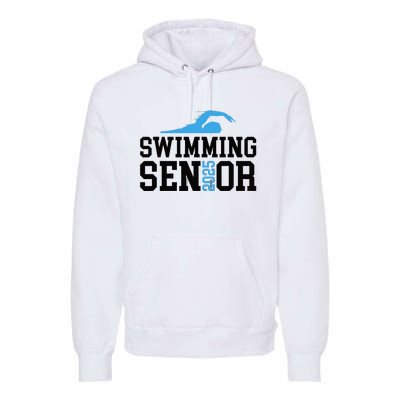 Class Of 2025 Swimming Senior Night Premium Hoodie