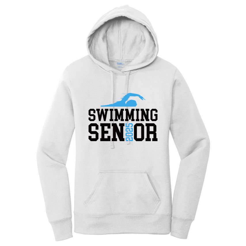 Class Of 2025 Swimming Senior Night Women's Pullover Hoodie