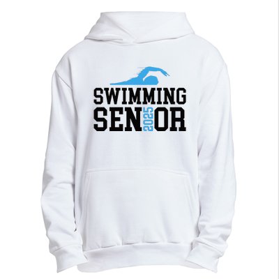 Class Of 2025 Swimming Senior Night Urban Pullover Hoodie