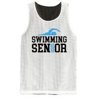 Class Of 2025 Swimming Senior Night Mesh Reversible Basketball Jersey Tank