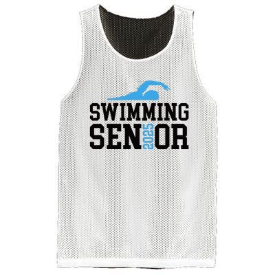 Class Of 2025 Swimming Senior Night Mesh Reversible Basketball Jersey Tank