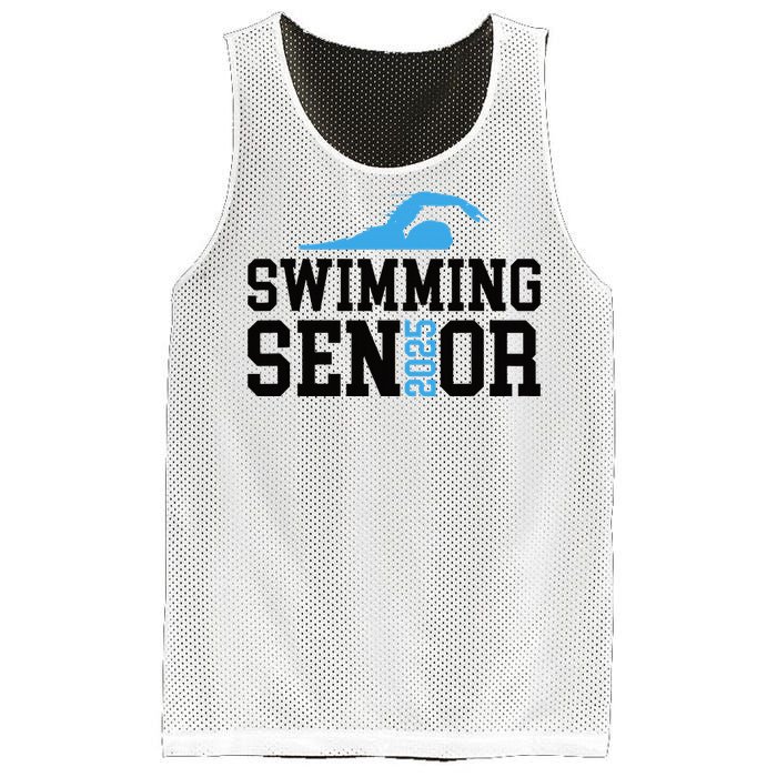 Class Of 2025 Swimming Senior Night Mesh Reversible Basketball Jersey Tank