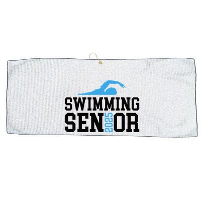 Class Of 2025 Swimming Senior Night Large Microfiber Waffle Golf Towel