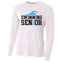 Class Of 2025 Swimming Senior Night Cooling Performance Long Sleeve Crew