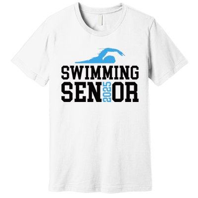 Class Of 2025 Swimming Senior Night Premium T-Shirt