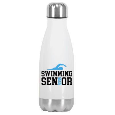 Class Of 2025 Swimming Senior Night Stainless Steel Insulated Water Bottle