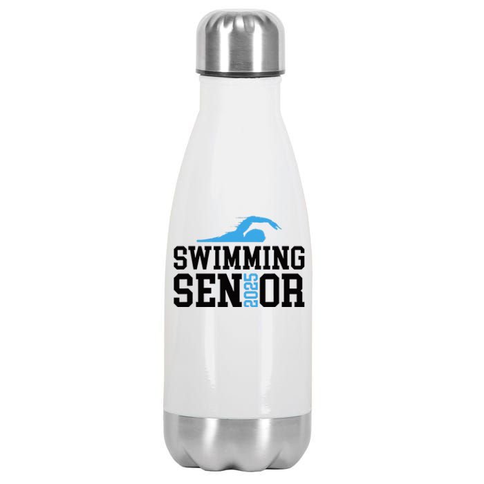 Class Of 2025 Swimming Senior Night Stainless Steel Insulated Water Bottle