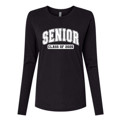 Class Of 2025 Senior 2025 Last First Day Of Senior 2025 Womens Cotton Relaxed Long Sleeve T-Shirt