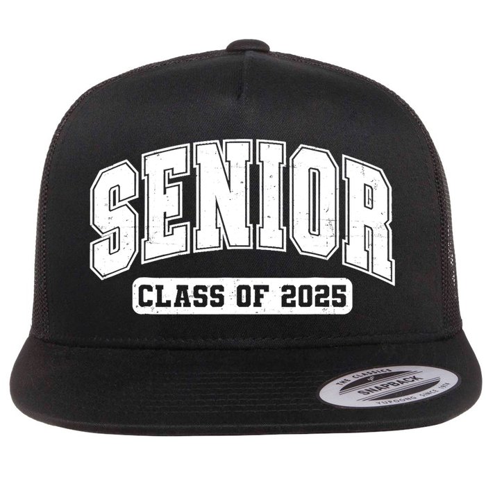 Class Of 2025 Senior 2025 Last First Day Of Senior 2025 Flat Bill Trucker Hat