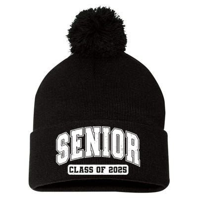 Class Of 2025 Senior 2025 Last First Day Of Senior 2025 Pom Pom 12in Knit Beanie