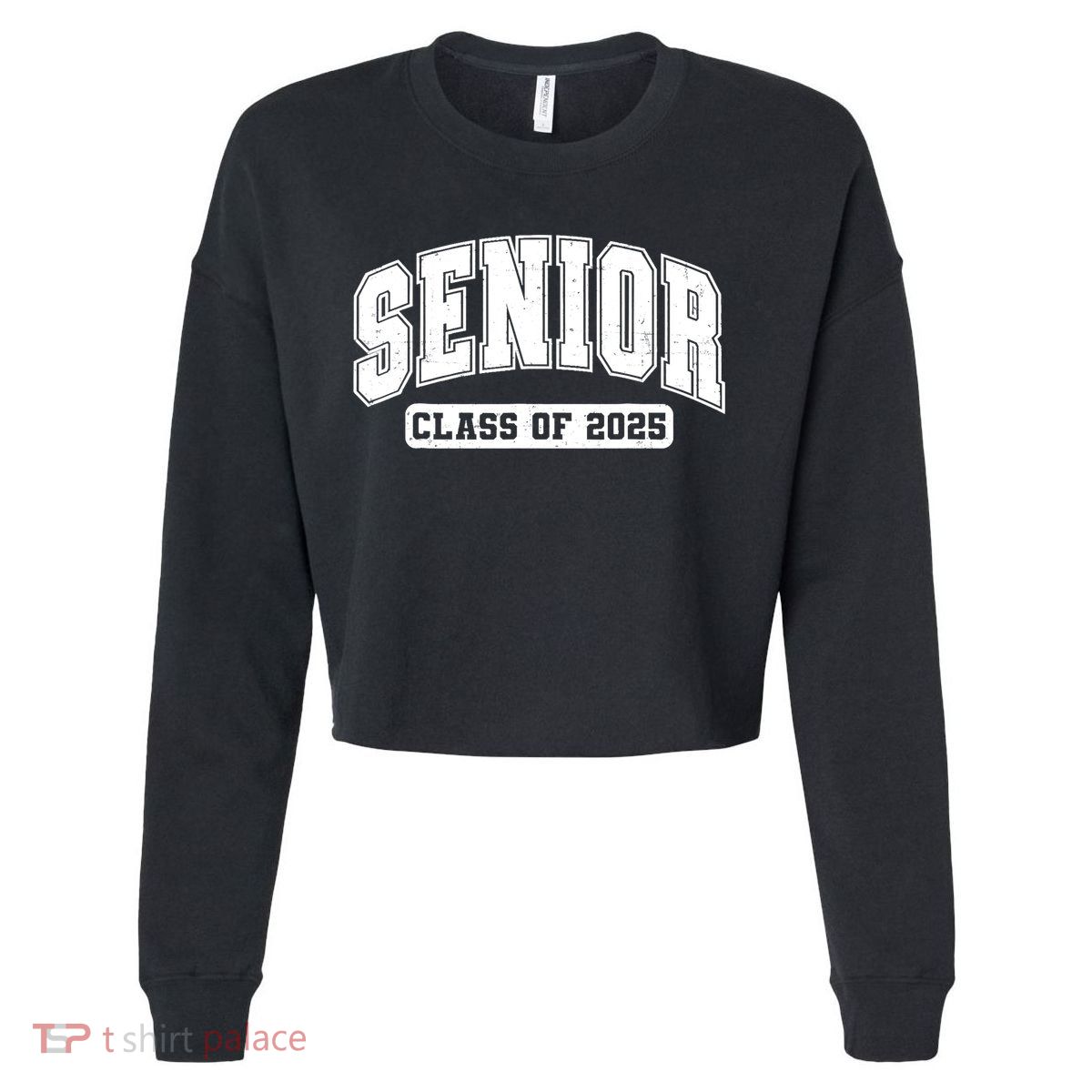 Class Of 2025 Senior 2025 Last First Day Of Senior 2025 Cropped Pullover Crew
