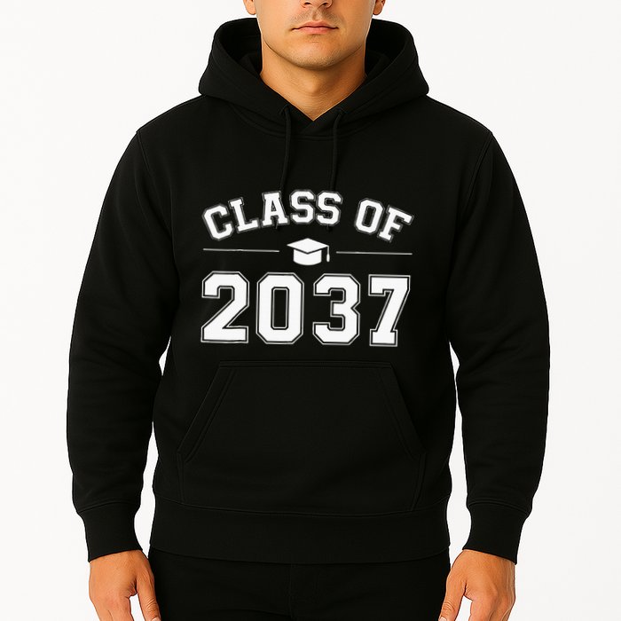 Class Of 2037 Grow With Me First Day Of School Graduation Hoodie