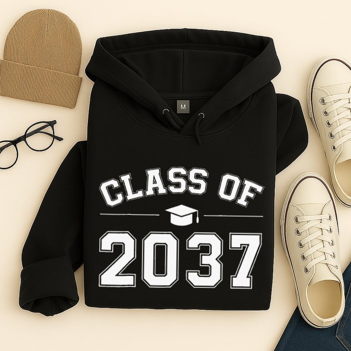 Class Of 2037 Grow With Me First Day Of School Graduation Hoodie