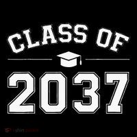 Class Of 2037 Grow With Me First Day Of School Graduation Sweatshirt