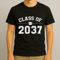 Class Of 2037 Grow With Me First Day Of School Graduation T-Shirt