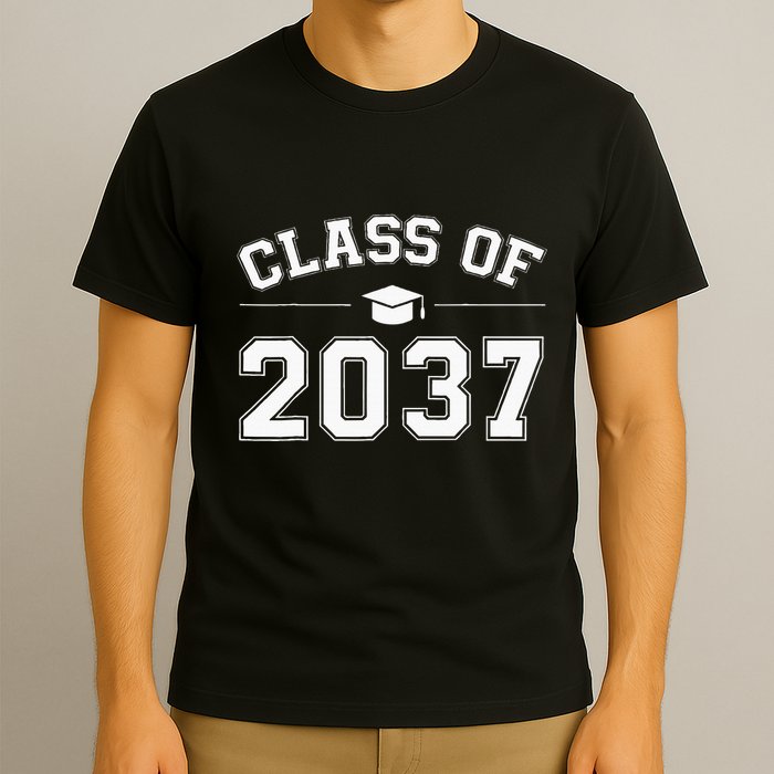 Class Of 2037 Grow With Me First Day Of School Graduation T-Shirt