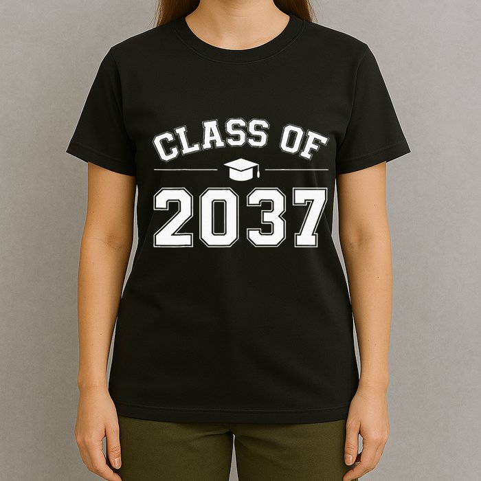 Class Of 2037 Grow With Me First Day Of School Graduation T-Shirt