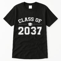 Class Of 2037 Grow With Me First Day Of School Graduation Tall T-Shirt