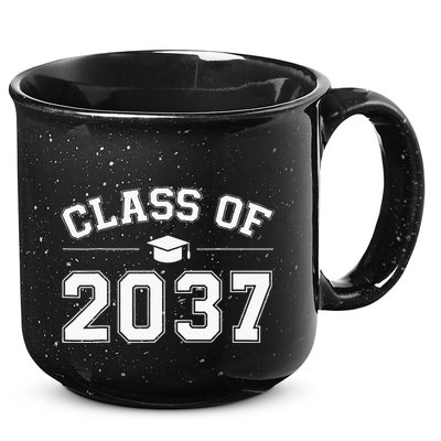 Class Of 2037 Grow With Me First Day Of School Graduation 15oz Campfire Ceramic Mug