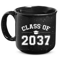 Class Of 2037 Grow With Me First Day Of School Graduation 15oz Campfire Ceramic Mug