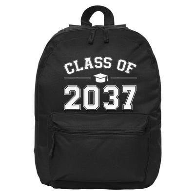 Class Of 2037 Grow With Me First Day Of School Graduation 16 in Basic Backpack