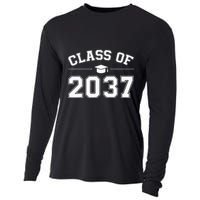 Class Of 2037 Grow With Me First Day Of School Graduation Cooling Performance Long Sleeve Crew