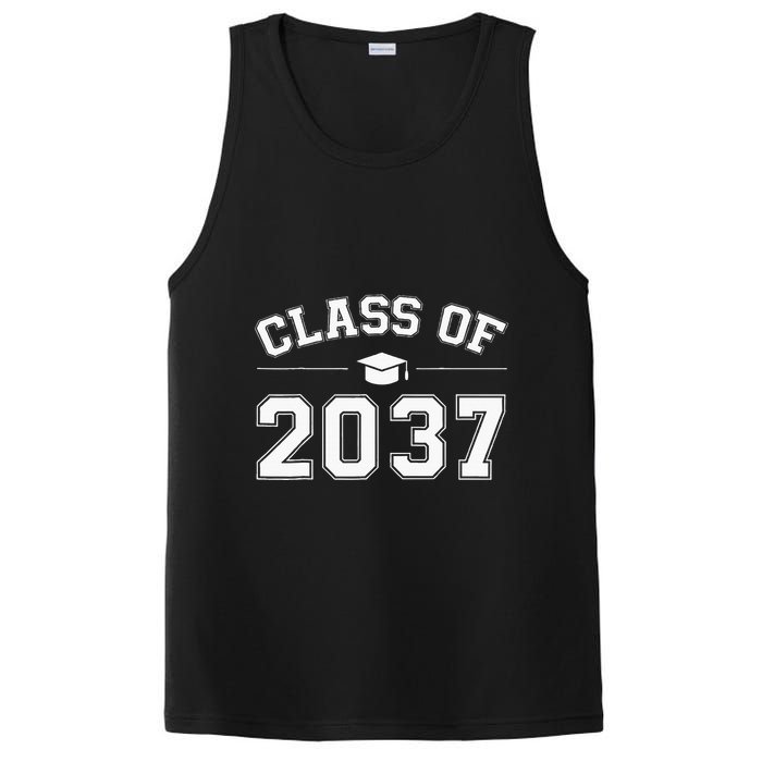 Class Of 2037 Grow With Me First Day Of School Graduation PosiCharge Competitor Tank