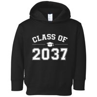 Class Of 2037 Grow With Me First Day Of School Graduation Toddler Hoodie