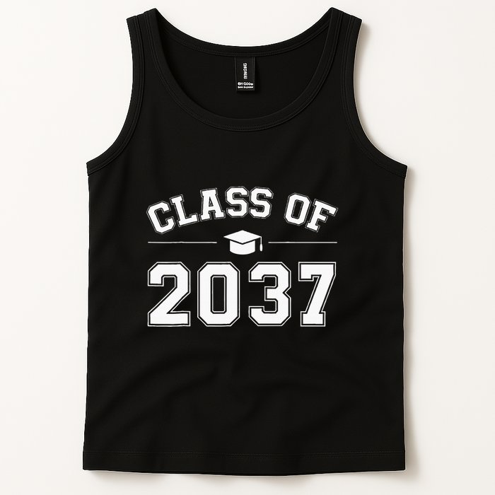 Class Of 2037 Grow With Me First Day Of School Graduation Tank Top