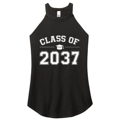 Class Of 2037 Grow With Me First Day Of School Graduation Women's Perfect Tri Rocker Tank