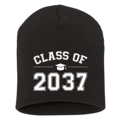 Class Of 2037 Grow With Me First Day Of School Graduation Short Acrylic Beanie