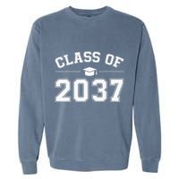 Class Of 2037 Grow With Me First Day Of School Graduation Garment-Dyed Sweatshirt