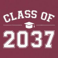 Class Of 2037 Grow With Me First Day Of School Graduation 16oz Travel Tumbler