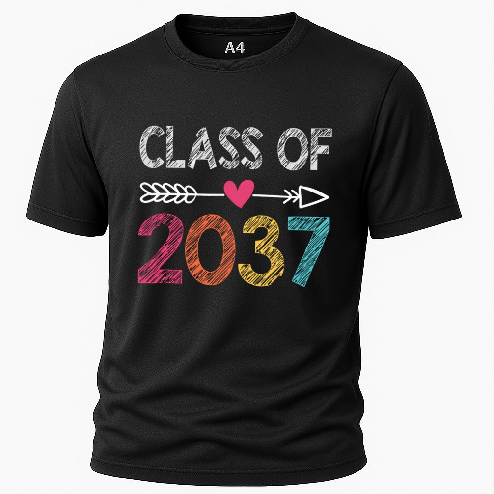 Class Of 2037 Kindergarten Pre K Grow With Me Graduation Performance Shirt