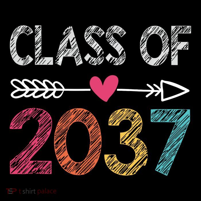 Class Of 2037 Kindergarten Pre K Grow With Me Graduation T-Shirt