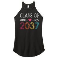 Class Of 2037 Kindergarten Pre K Grow With Me Graduation Women’s Perfect Tri Rocker Tank