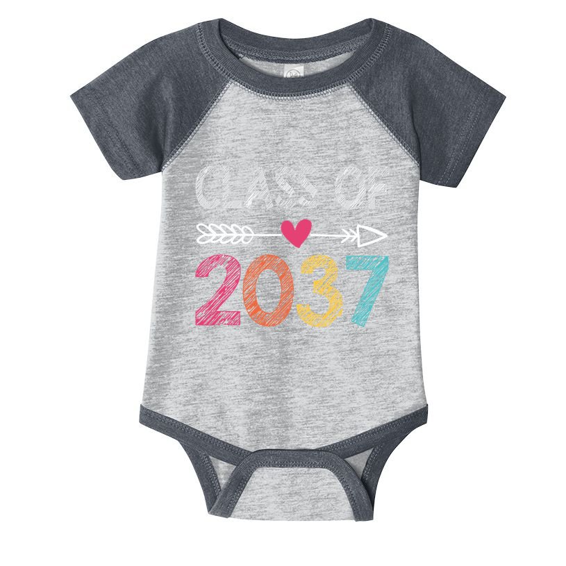 Class Of 2037 Kindergarten Pre K Grow With Me Graduation Infant Baby Jersey Bodysuit