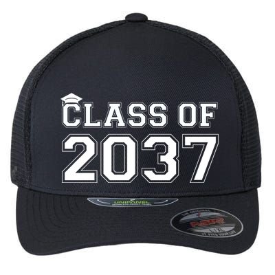 Class Of 2037 Pre K Grow With Me Graduation Flexfit Unipanel Trucker Cap