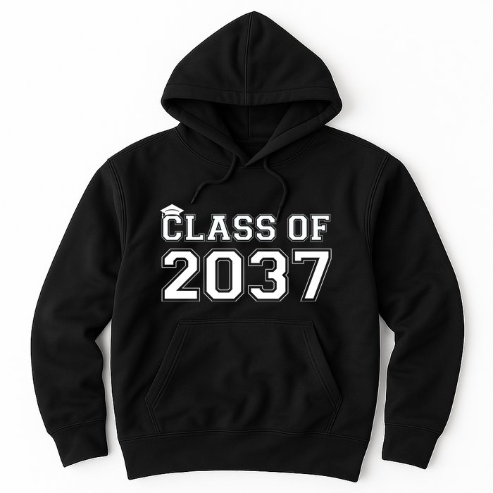 Class Of 2037 Pre K Grow With Me Graduation Hoodie
