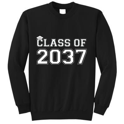 Class Of 2037 Pre K Grow With Me Graduation Sweatshirt