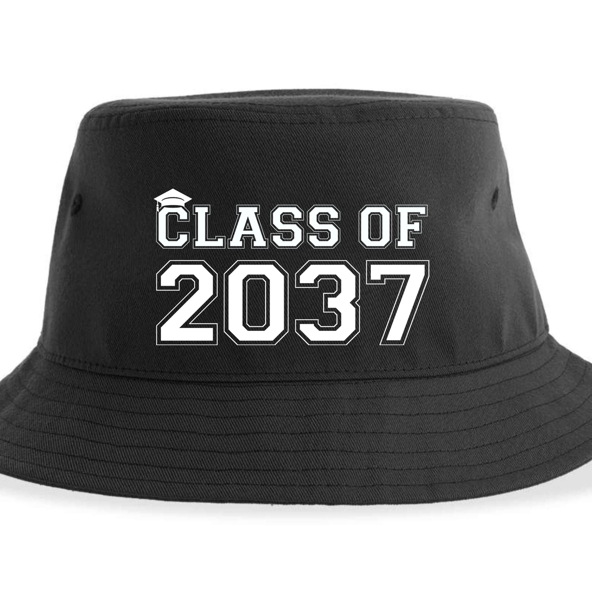 Class Of 2037 Pre K Grow With Me Graduation Sustainable Bucket Hat
