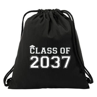 Class Of 2037 Pre K Grow With Me Graduation Drawstring Bag