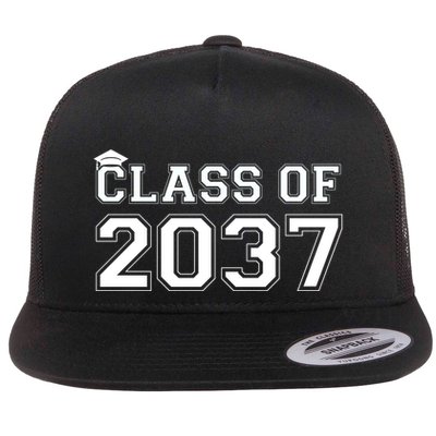 Class Of 2037 Pre K Grow With Me Graduation Flatbill Hat