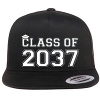 Class Of 2037 Pre K Grow With Me Graduation Flat Bill Trucker Hat