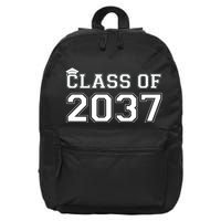 Class Of 2037 Pre K Grow With Me Graduation 16 in Basic Backpack