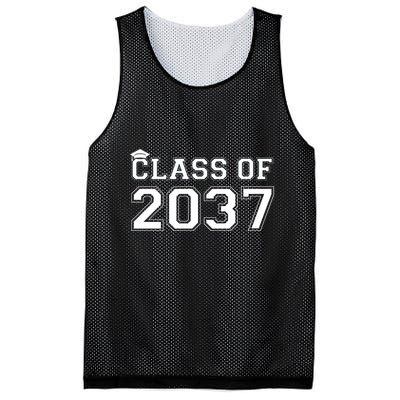 Class Of 2037 Pre K Grow With Me Graduation Mesh Reversible Basketball Jersey Tank