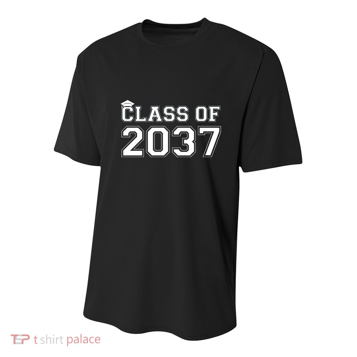 Class Of 2037 Pre K Grow With Me Graduation Youth Performance Sprint T-Shirt
